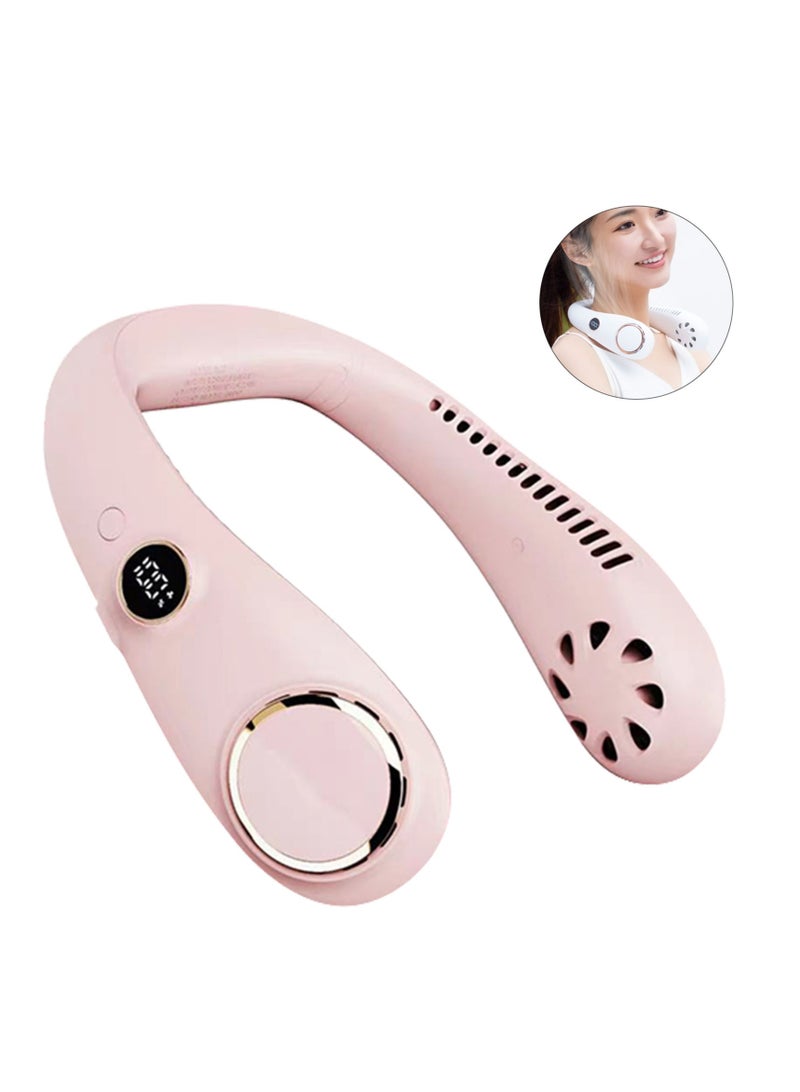 Personal Fan, Leafless, Rechargeable, Head Phone Design, Usb Powered Desk Fan,3-Speeds Adjustable - Image 1