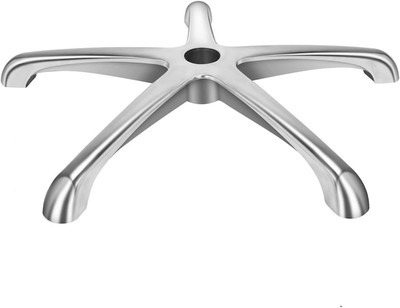 Kaleurrier Stool Chair BaseSalon Stool Office Stool Replacement PartsReinforced Sturdy Aluminum 5 Legs BaseHeavy Duty Holds up 300 lbsin Universal Standard Size - Image 1