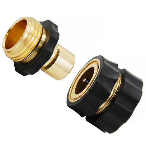 Lifynste 3/4 Inch Garden Hose Quick Connector Fittings, Easy Connector Fitting, Male and Female Set, (6) - Image 3