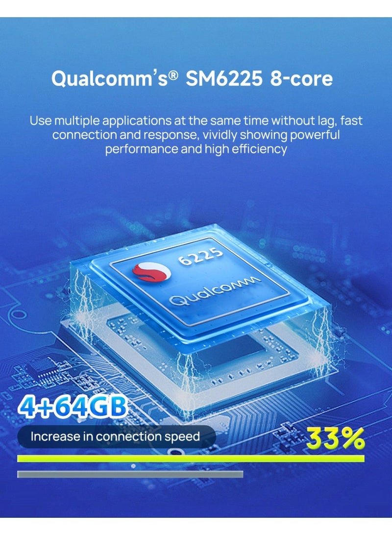 Carlinkit تصميم حزمة (للسعودية) CarlinKit CarPlay Ai Box 4G+64G Android 13 محول لاسلكي و Android Auto، Qualcomm SM6225 ثماني النواة 4GB+64GB، يدعم 512GB SD، خيارات RGB وغير RGB، نقطة اتصال 4G LTE، نظام GPS للملاحة لتسلية السيارة - Image 4