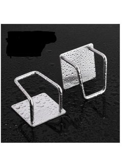 Y&D 2Pcs stainless steel sponge rack kitchen free punch ball rag drain storage  - Image 4