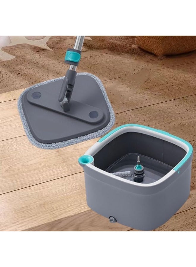 6 حزمة استبدال رأس مسح الميكروفايبر ، متوافق مع True & Tidy SPIN-800 TrueClean Mop M16 Spin Mop ، وسائد مسح الميكروفايبر المربعة مناسبة لمعظم مسح M16 مربع - Image 2