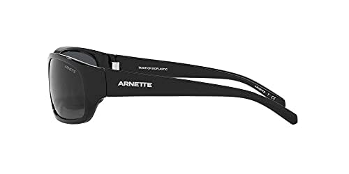 ARNETTE Unisex Sunglasses Black Frame, Dark Grey Lenses, 63MM - Image 4