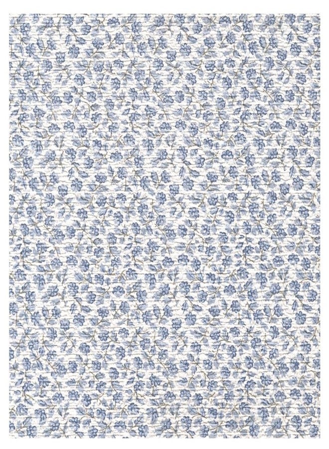 Magic Cover Vinyl Top Non-Adhesive Grip Shelf Liner, 12'x5', Ashley Blue - Image 1