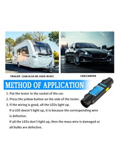 Trailer Tester, 7 Pin 12V Car Truck Trailer Plug, Socket Tester Wiring Circuit Light Electrics Circuit Diagnostic Test Tool, for Caravan RV Truck Trailer, Made of Plastic and Copper - pzsku/ZC410006DCAF6845FBF7AZ/45/_/1703838488/43b000b1-f9ef-48e8-87bb-58c5a8cb003a