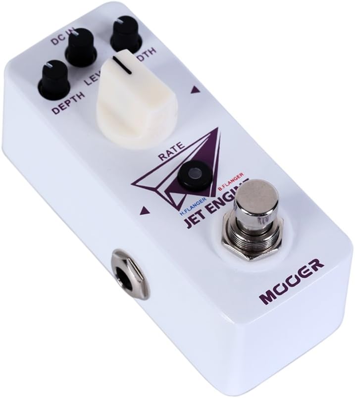 MOOER Jet Engine Dual Flanger Pedal - Micro Modulation Pedal for Analog Flange Effects - Image 3