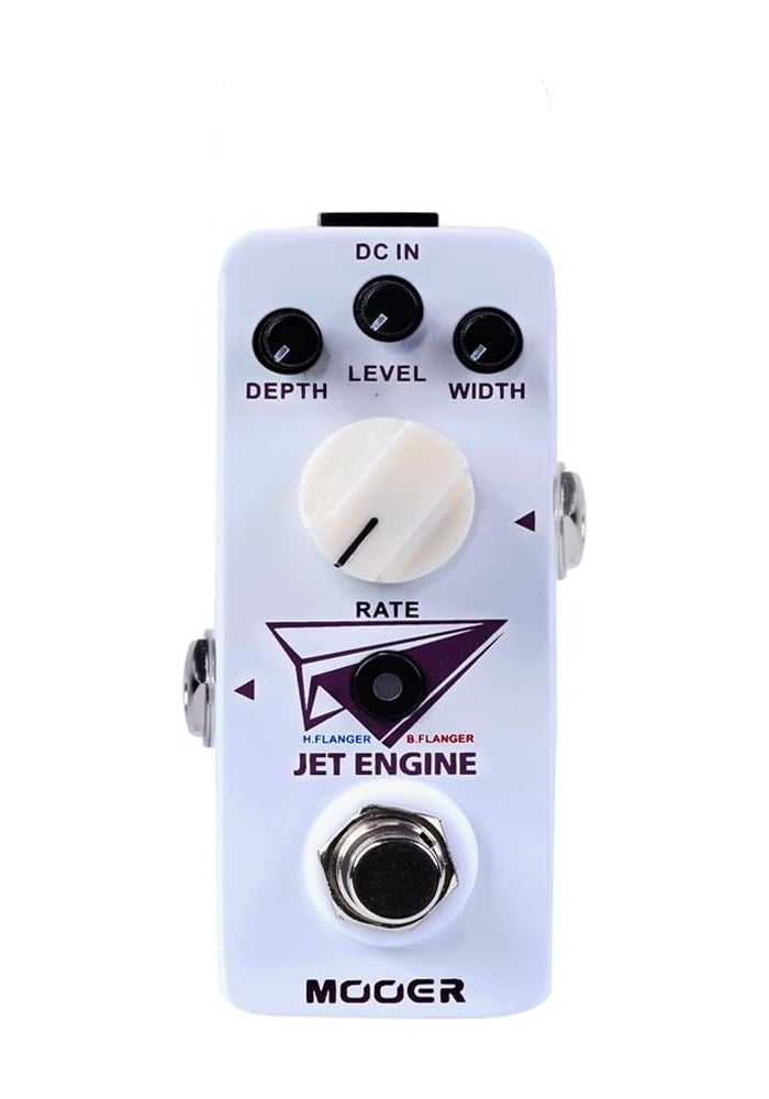 MOOER Jet Engine Dual Flanger Pedal - Micro Modulation Pedal for Analog Flange Effects - Image 1