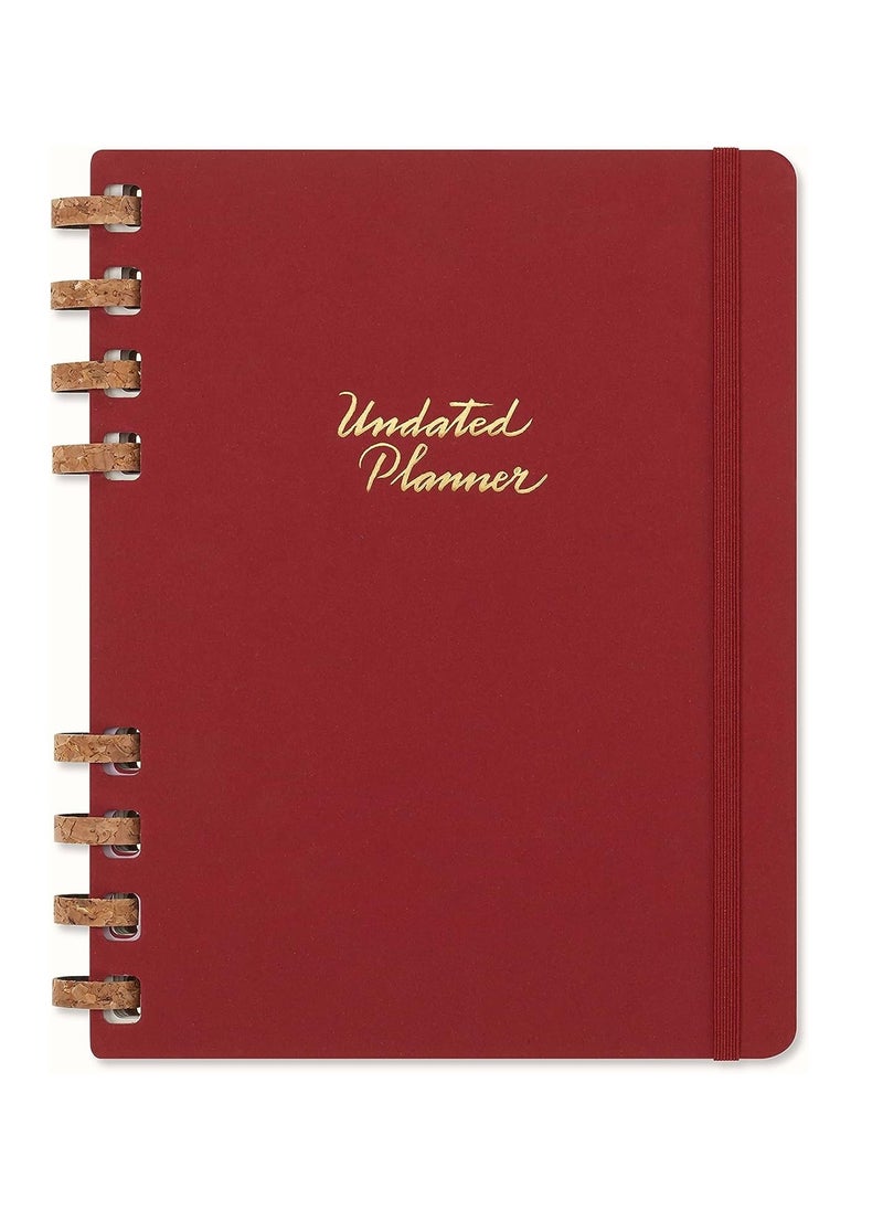 MOLESKINE Undated Spiral Weekly And Mondthly Agenda Hard Cover 19x25cm XL Size  - Image 1