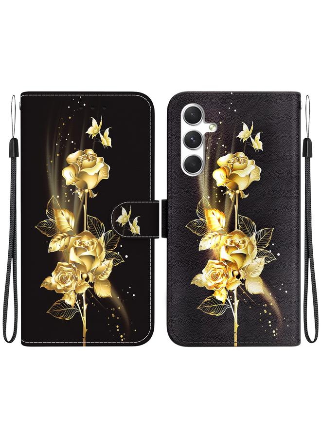 S-TOP Case For Samsung Galaxy S24+ 5G Crystal Texture Colored Drawing Leather Phone Case - Image 1
