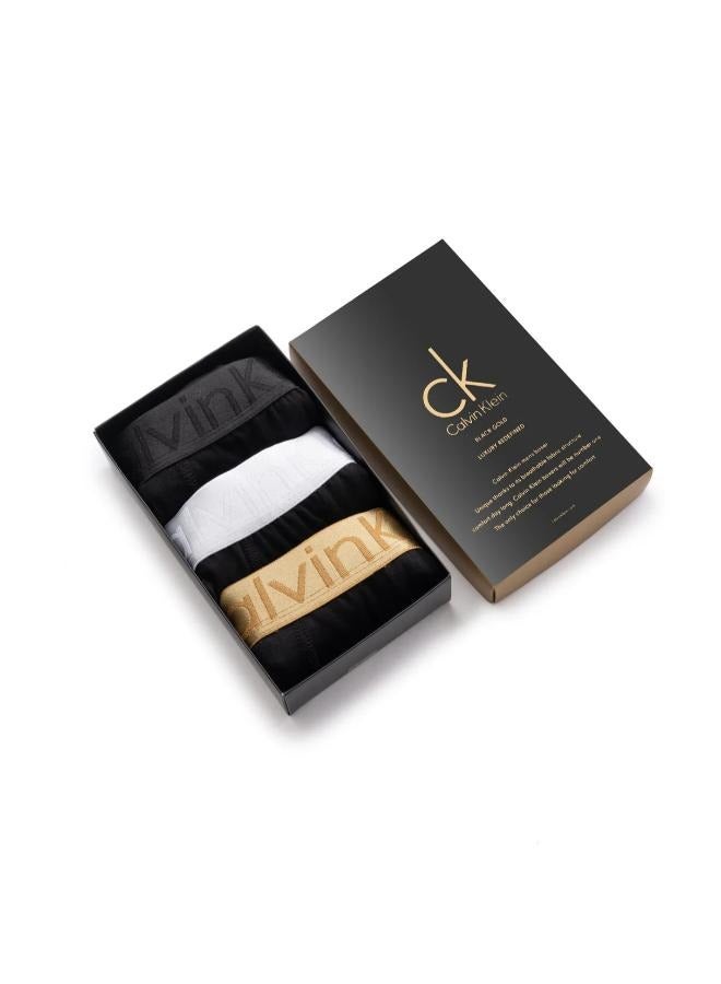 كالفن كلاين بيرفورمانس مجموعة بوكسر رجالي ملابس داخلية قطنية - (عبوة من 3 قطع) - مقاس 2 اكس لارج - Image 3