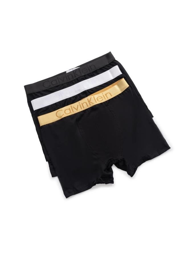 كالفن كلاين بيرفورمانس مجموعة بوكسر رجالي ملابس داخلية قطنية - (عبوة من 3 قطع) - مقاس 2 اكس لارج - Image 4