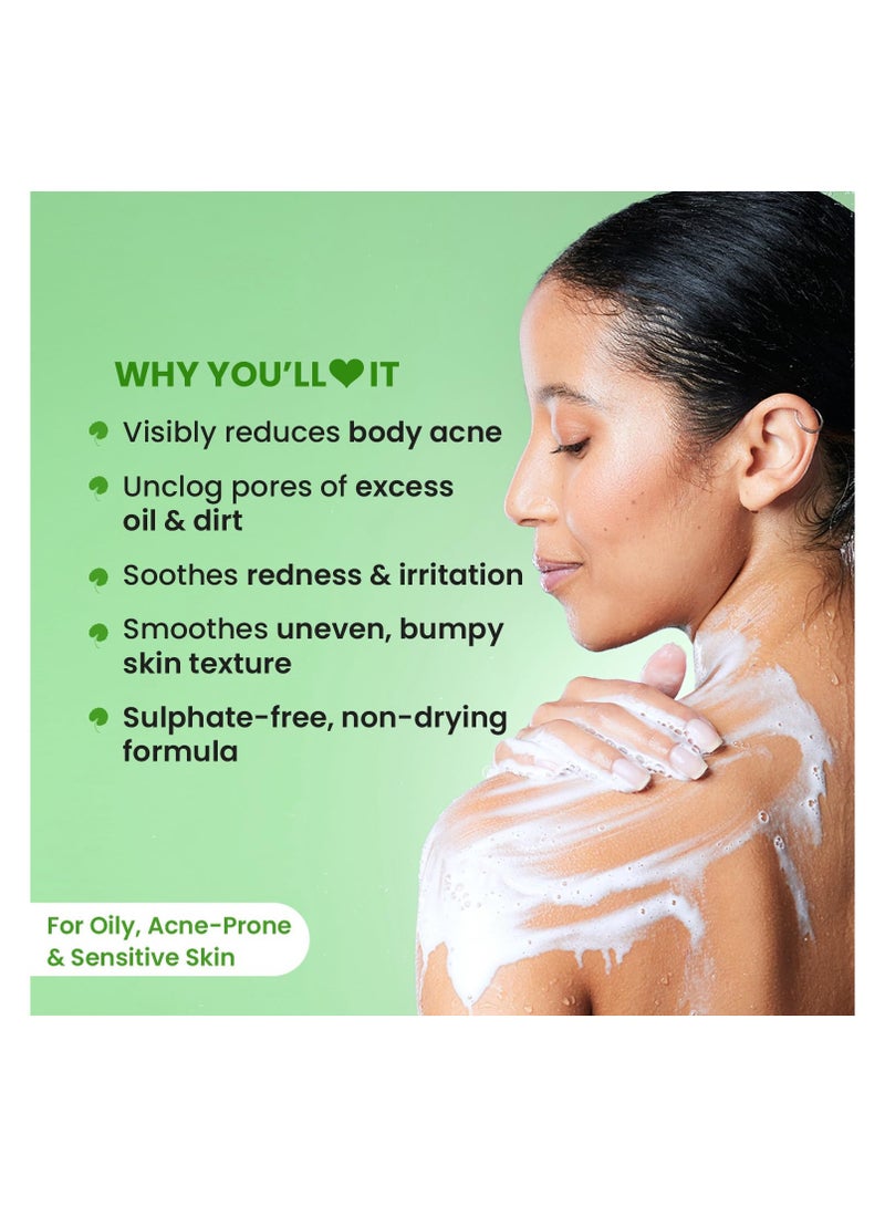 Dot & Key Cica & 1% Salicylic Daily Exfoliating Shower Gel | Niacinamide Infused | Body Wash for Oil & Acne Control | Reduces Body Acne & Smoothes Irritation | Clean, Acne Free Skin | 250ml - Image 2