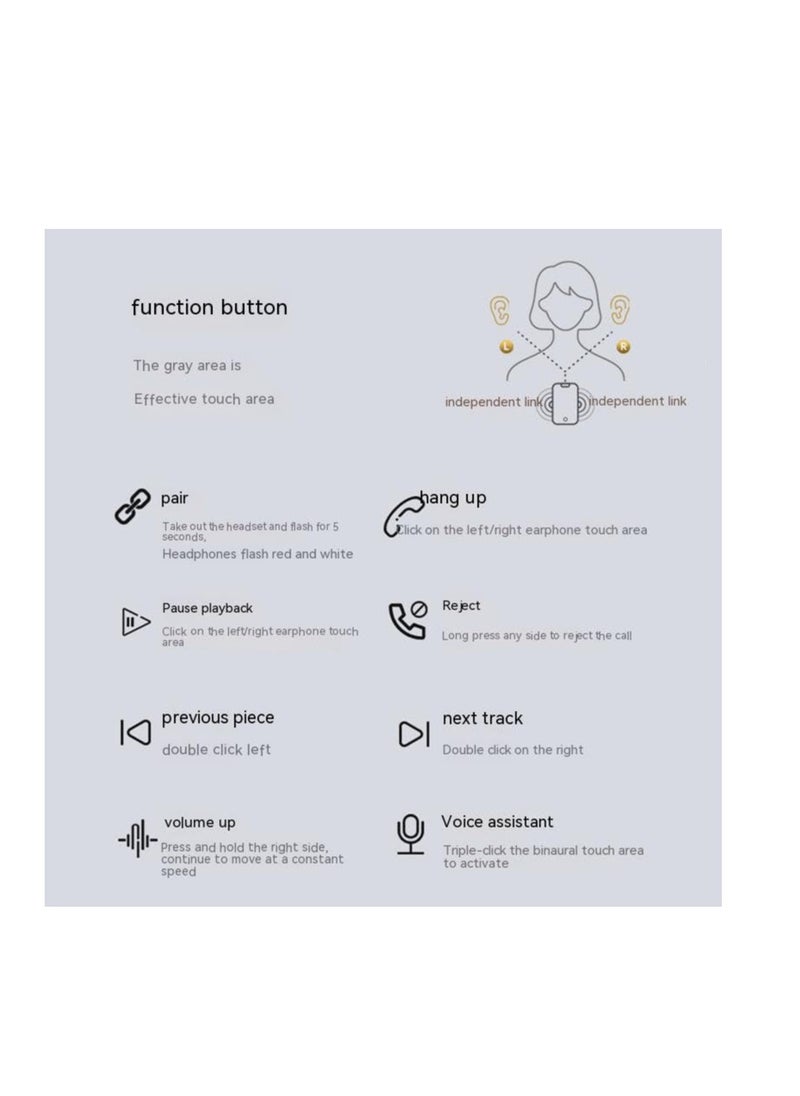 Excefore Ear-Clip Bone Conduction Headphones Bluetooth 5.3, Painless Wireless Open Ear Clip on Earbuds, Connecting Dual Devices Simultaneously, with Charging Case, Waterproof Earbuds for Sports  - Image 3