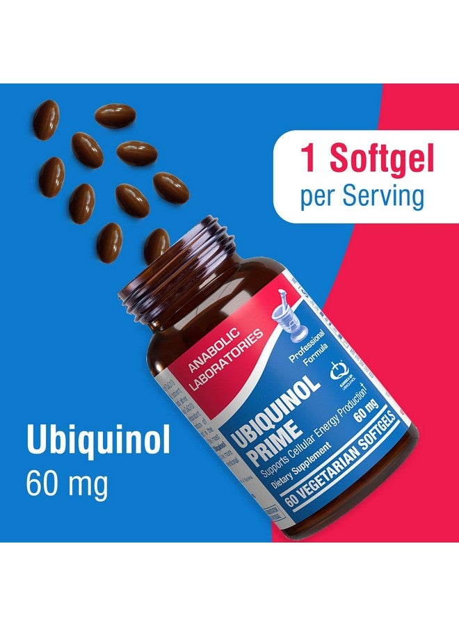 Anabolic Laboratories Ultra Absorption Ubiquinol CoQ10 Supplement - Coenzyme Q10 Supplement for Heart Immune Energy Cellular & Brain Support - Vegetarian Non-GMO & Made in The USA in cGMP Facilities - 60 Servings - Image 2