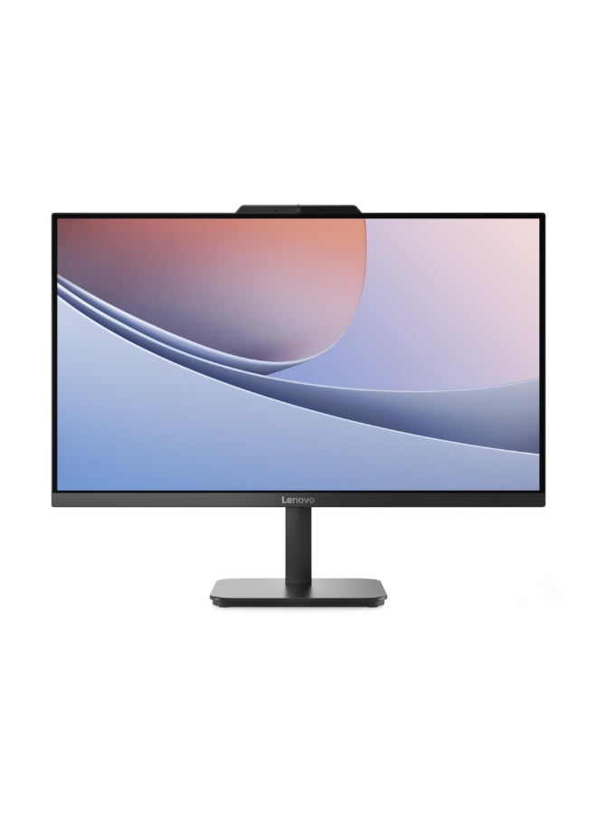 Lenovo V100 23.8" FHD IPS All-in-One Desktop, Intel N100 CPU, 16GB DDR4 RAM, 512GB SSD, Intel UHD Graphics, USB Keyboard & Mouse, Wi-Fi 6, Win 11,  (Upgraded) English Black - Image 1