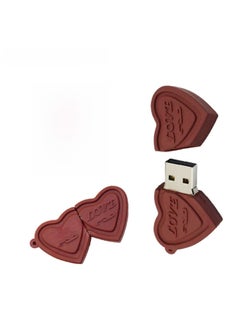 Generic Chocolate Creative USB Flash Drive Student U-Disk 4G 8G 16G 32G 64G 128G Data Storage Device Silicone Shell USB 2.0 Interface-Color:Double Row Of Chocolate-Capacity:32GB  - Image 3