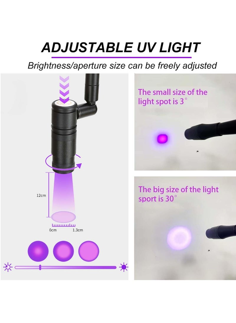 XiuWoo Light for Lash Extension ,With UV Glasses, 5W LED Adjustable Lash Lamp With Rollers for Lash Artists, Nail Tech, Gel Curing Lash Light Nail Manicure Dryer with Foot Pedal Removable Lamp Head - Image 3