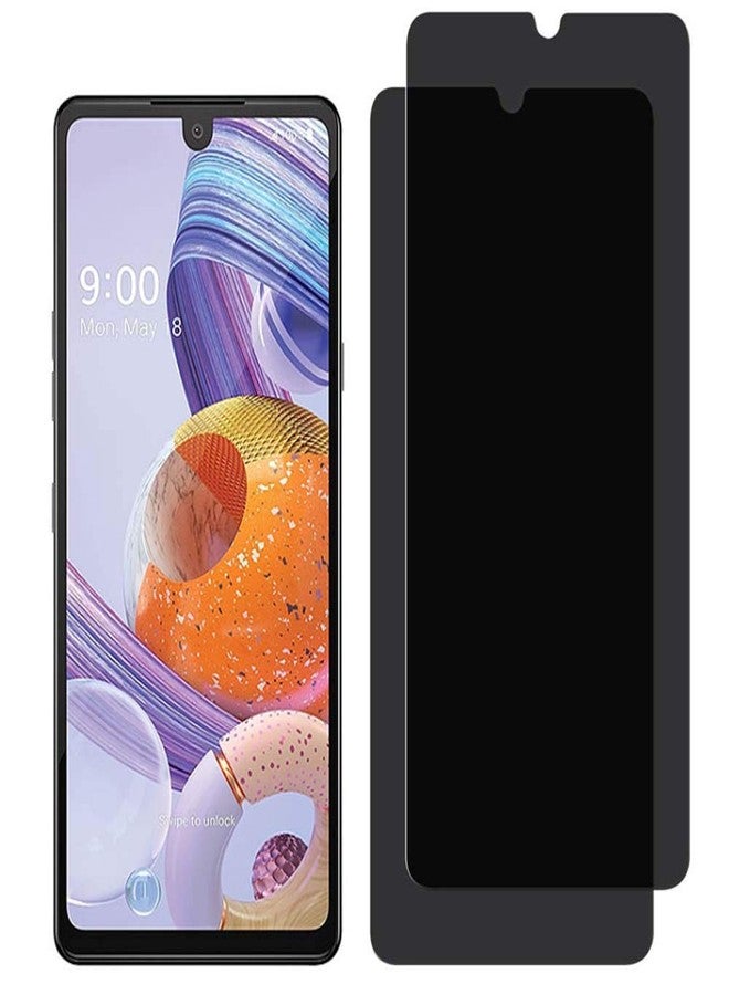 UPONEW for LG Stylo 6 Privacy Screen Protector - [2 Pack] Front Bubble Free for Lg Stylo6 LG Stylo 6 6.8 inch 2020 Q730 Privacy Anti-Spy Screen Protector Anti-Scratch Protective Film - Image 1