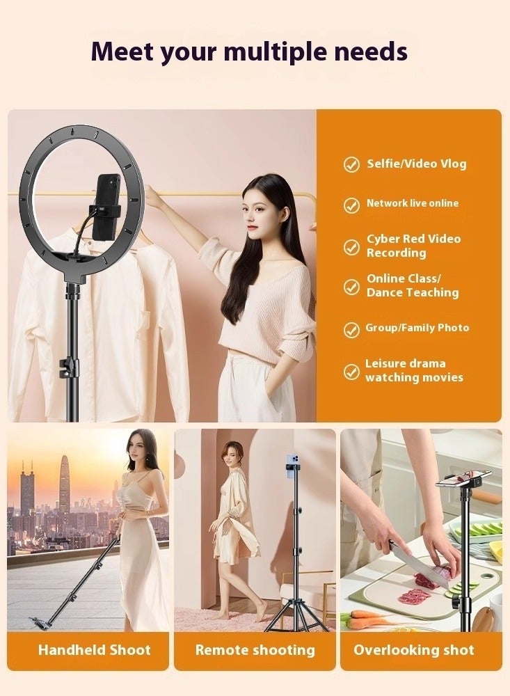 Mobile phone live photography fill light bracket mobile phone selfie stick portable outdoor photography - Image 3