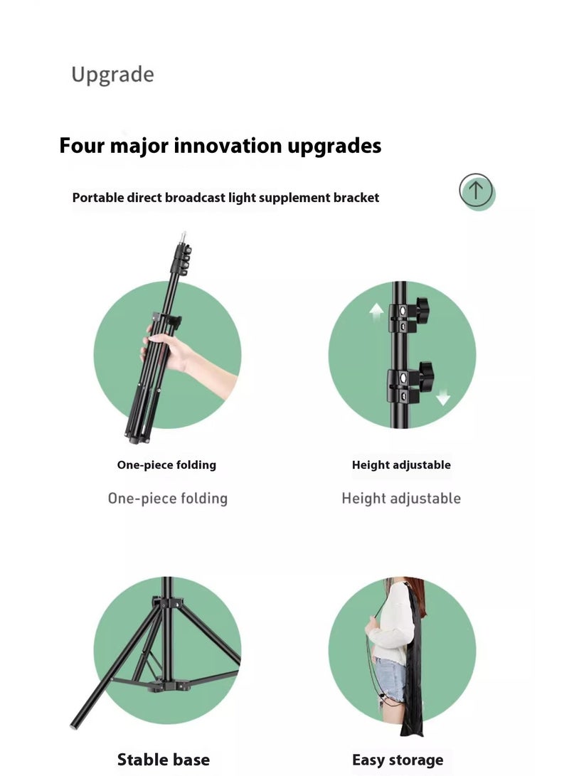 Mobile phone live photography fill light bracket mobile phone selfie stick portable outdoor photography - Image 4