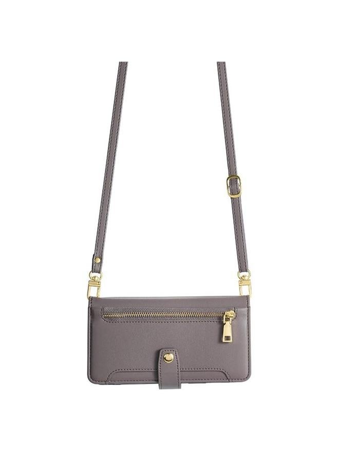 اس-توب جراب هاتف OnePlus Ace 5 / 5 Pro من جلد الأغنام المزخرف بسحاب على الجسم - Image 5