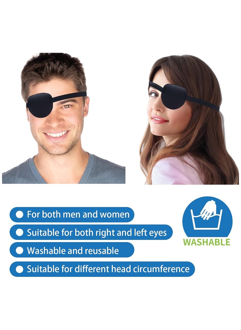 Generic - 1PCS Eye Patch, 3D Eye Patch for Adults/Kids ,Adjustable, Medical Eye Patch, Amblyopia Lazy Eye Patches for Left or Right Eyes, Black ﻿ - Image 1