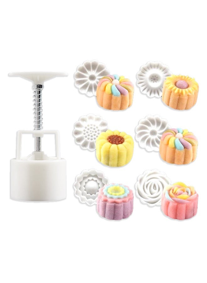 Hand-Pressed 6-Flower Petal Dessert Pastry Mould - Image 1