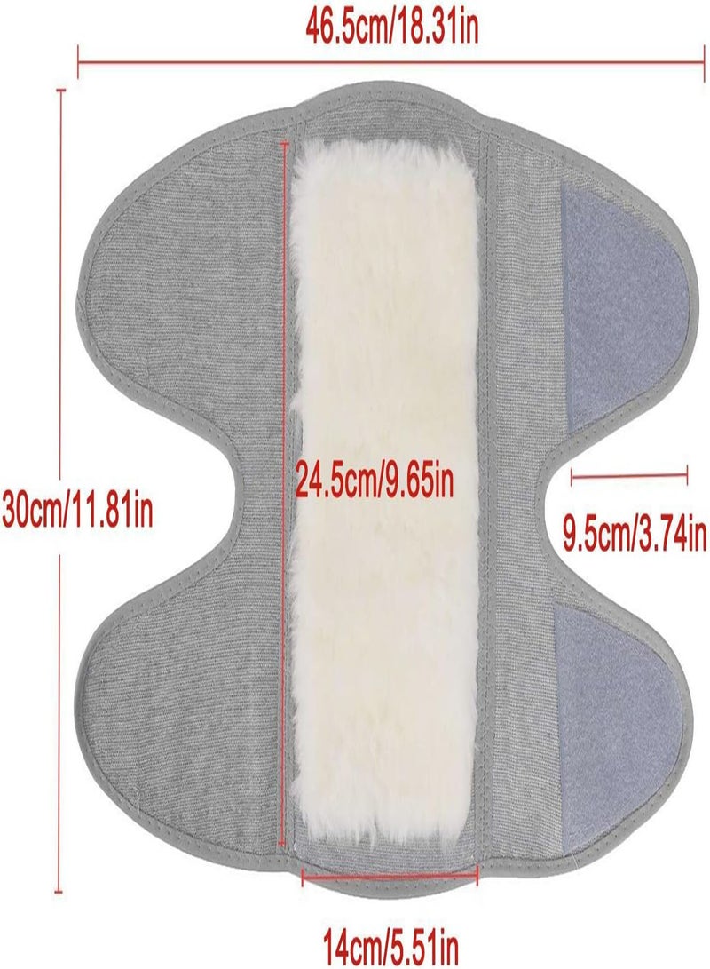 GGOOT Wool Knee Warmers,Thicken Wool Knee Brace | Flexible Soft Support Brace Elastic Cord Knee Braces Leg Warmers for Knee Winter Warm Knee Sleeves for Women Men - Image 4