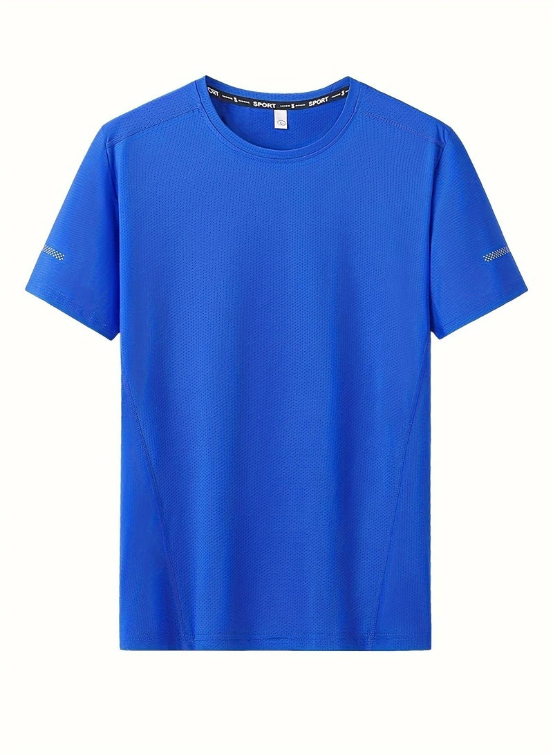 PATELIS T-shirt Big Size 7XL for Men Quick Drying cool T-shirt for Men Round Neck Plus Size Short Sleeve Oversized T Shirt  - Image 4