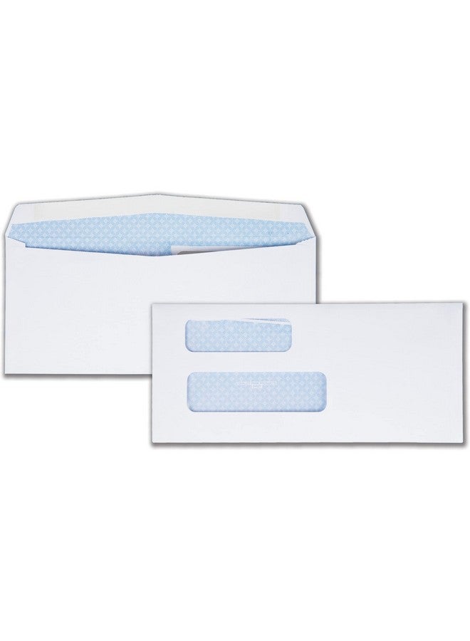 Quality Park 9 Security Envelopes Double Window Invoices And Quickbooks Statements 37/8 X 87/8 Inches Gummed 24 Lb White 500/Box (Qua24527) - Image 2