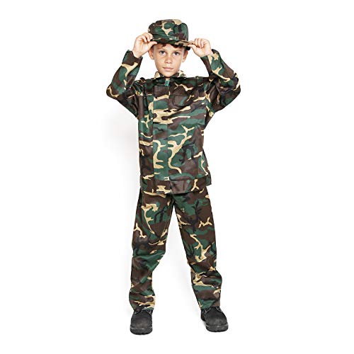 Jason Party Army Costume for Kids Soldier Costume Military Costumes for Boys-LWood-L - Image 1