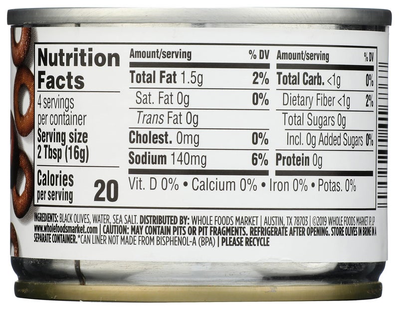 365 by Whole Foods Market, Ripe Sliced Olives, 2.25 Ounce - Image 2