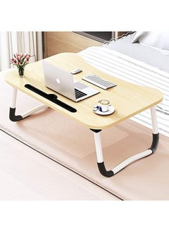 Generic Foldable Laptop Table With Cup Holder 60x40cm  - Image 2
