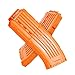 EKIND 10 Darts Banana Curved Clips Compatible with Nerf Elite Magazines Quick Reload Soft Dart Ammo Clip for Nerf Toy Guns Orange 2Pcs - Image 2