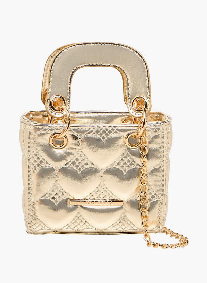 فلورا بيلا من شو إكسبرس حقيبة فلورا بيلا كروس بودي مبطنة على شكل قلب بحزام سلسلة مجموعة رمضان - Image 1