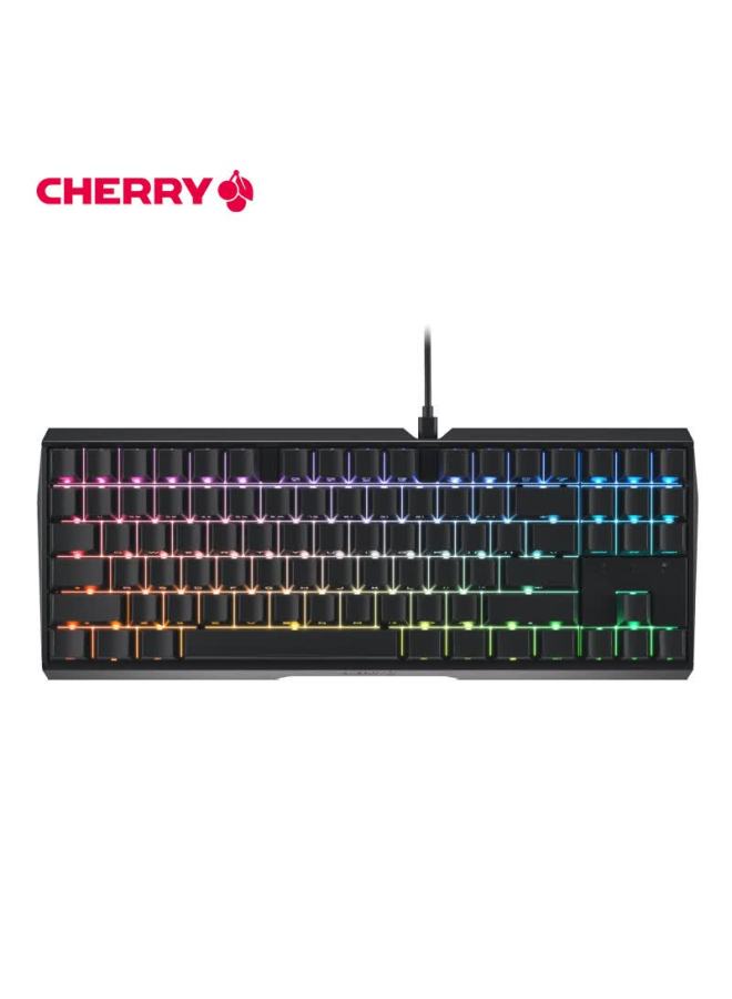 Cherry Mx3.0s Tkl Mechanical Keyboard Rgb Backlit Wired Gaming Keyboard 87-key Black Brown Switch Office Typing Keyboard - Image 3