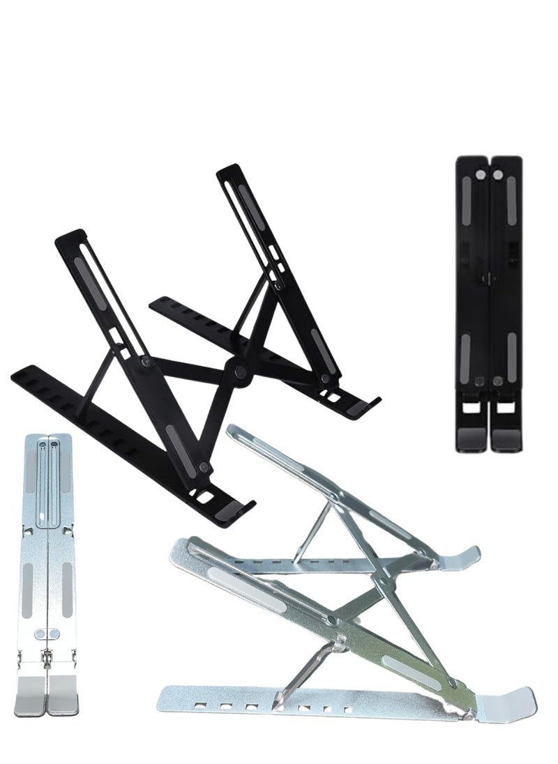 Generic - Laptop Stand for Office – Portable and Foldable – Made of ABS + Silicone – Suitable for Notebooks, Laptops, and Tablets - Image 1