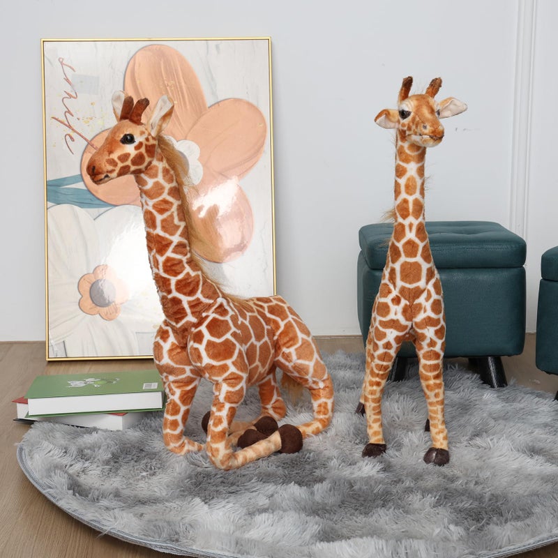 BARMI Stuffed Animal Stuffed Giraffe Plush Large Tall Big Giraffe, Nursery Decorations 60cm/23.62inch - Image 5