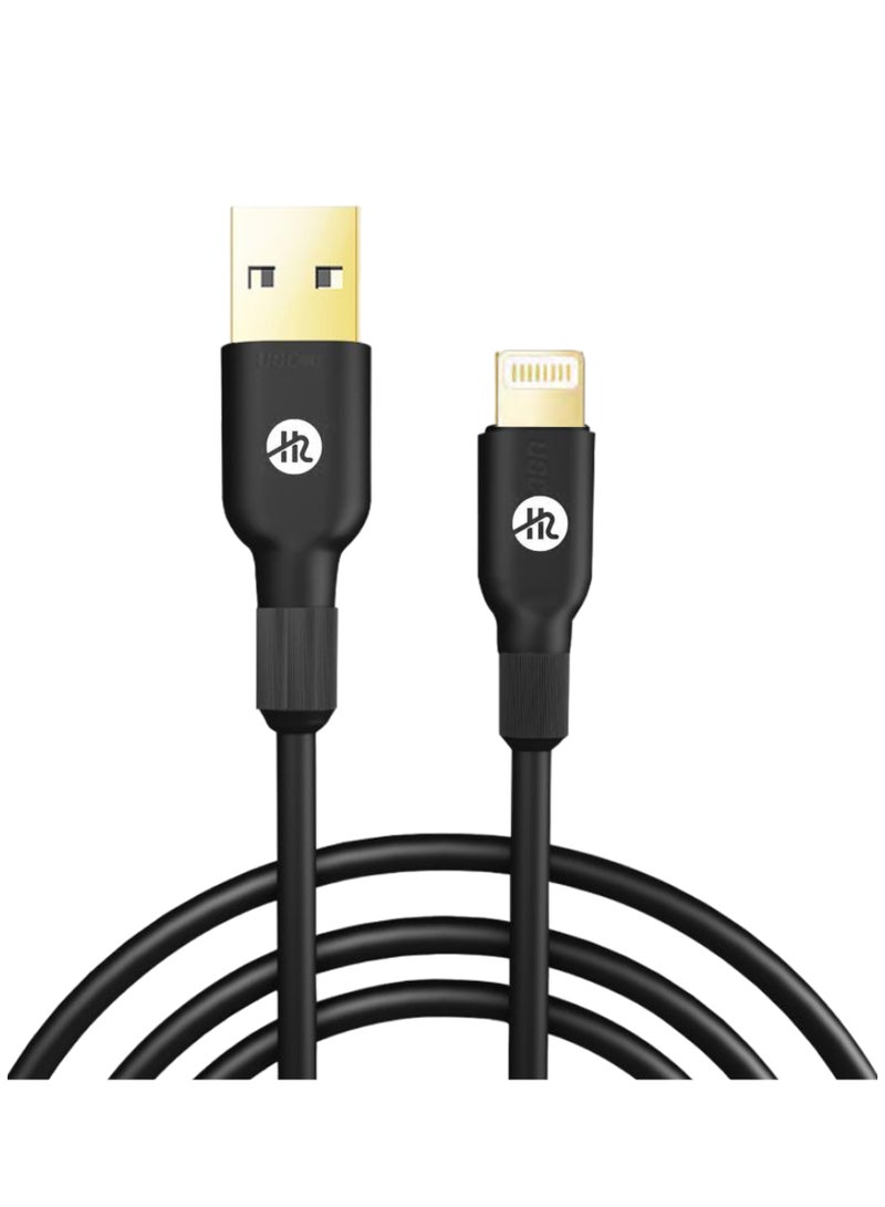 H2 USB-A to Lightning super fast charging/sync cable 6A 1M - Image 1