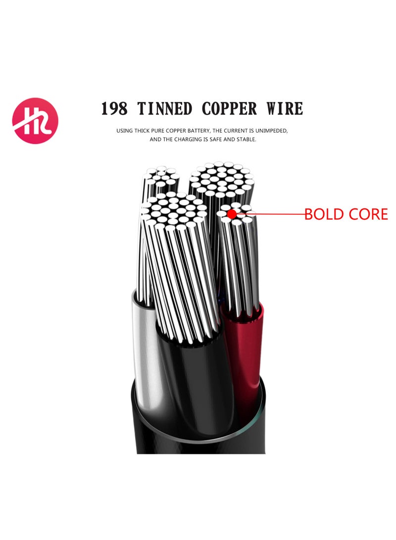 H2 USB-A to Lightning super fast charging/sync cable 6A 1M - Image 5