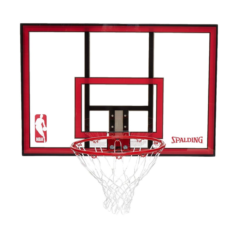 Spalding 44" Polycarbonate Basketball Backboard & Slam Rim Combo - Image 1