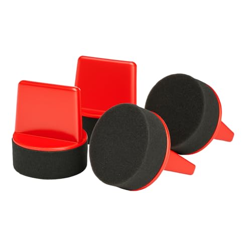 Leather Hero Pack of 4 Foam Dauber - Shoe Polish Applicator Brush - Shoe Polish Sponge for Shoe Shining & Polishing - Image 1