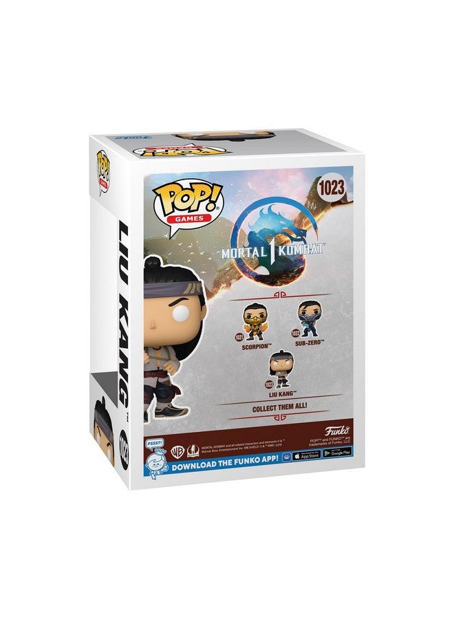 Funko Funko POP Games: Mortal Kombat 1- Liu Kang - (God of Fire) - Mortal Kombat Game Franchise - Collectable Vinyl Figure - Gift Idea - Official Merchandise - for Kids & Adults - Video Games Fans  - Image 3