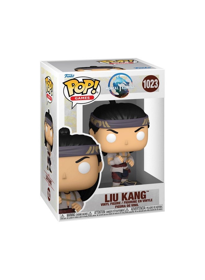 Funko Funko POP Games: Mortal Kombat 1- Liu Kang - (God of Fire) - Mortal Kombat Game Franchise - Collectable Vinyl Figure - Gift Idea - Official Merchandise - for Kids & Adults - Video Games Fans  - Image 1