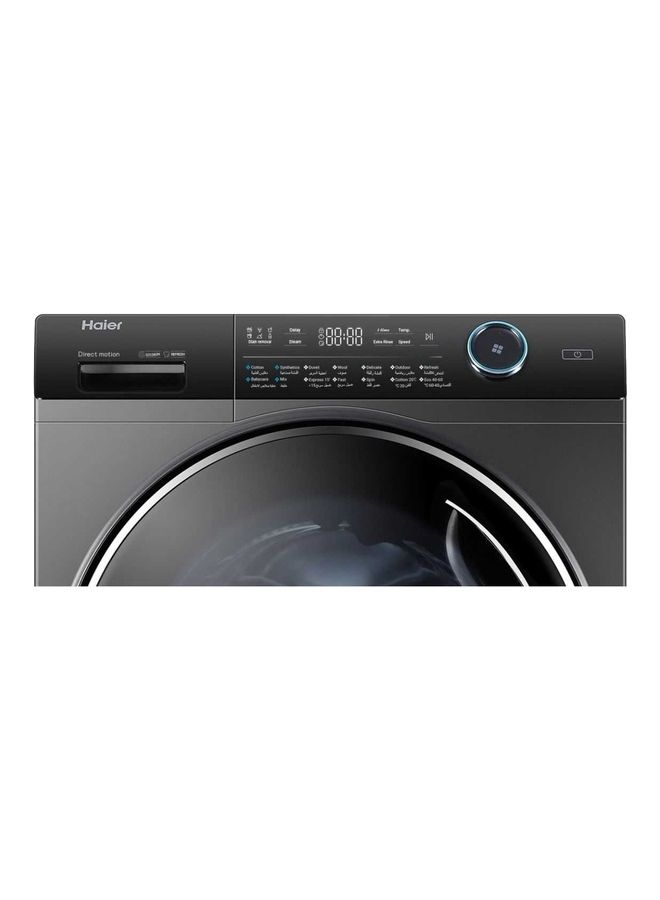 هاير غسالة ملابس بموتور انفرتر للحركة المباشرة، سعة 10.5 كيلو، فضي - HW100-B14979S8 - Image 5