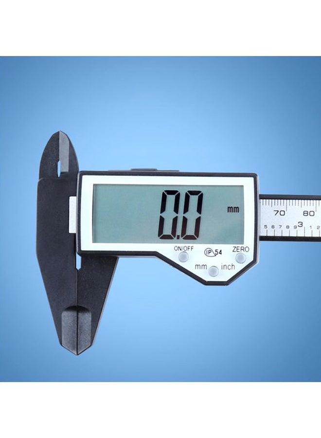 فرجار بشاشة رقمية مضاد للماء أسود/ أبيض 23.6x7.5x1.6سم - Image 3