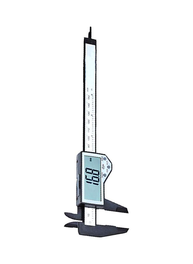 فرجار بشاشة رقمية مضاد للماء أسود/ أبيض 23.6x7.5x1.6سم - Image 1