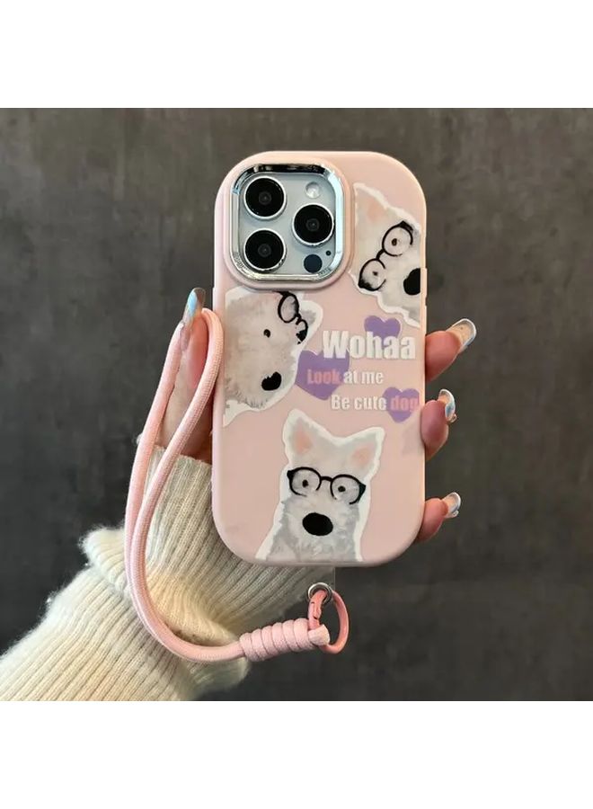 حافظة هاتف من TPU وردية مضادة للصدمات والانزلاق لهاتف iPhone 16 - Image 5