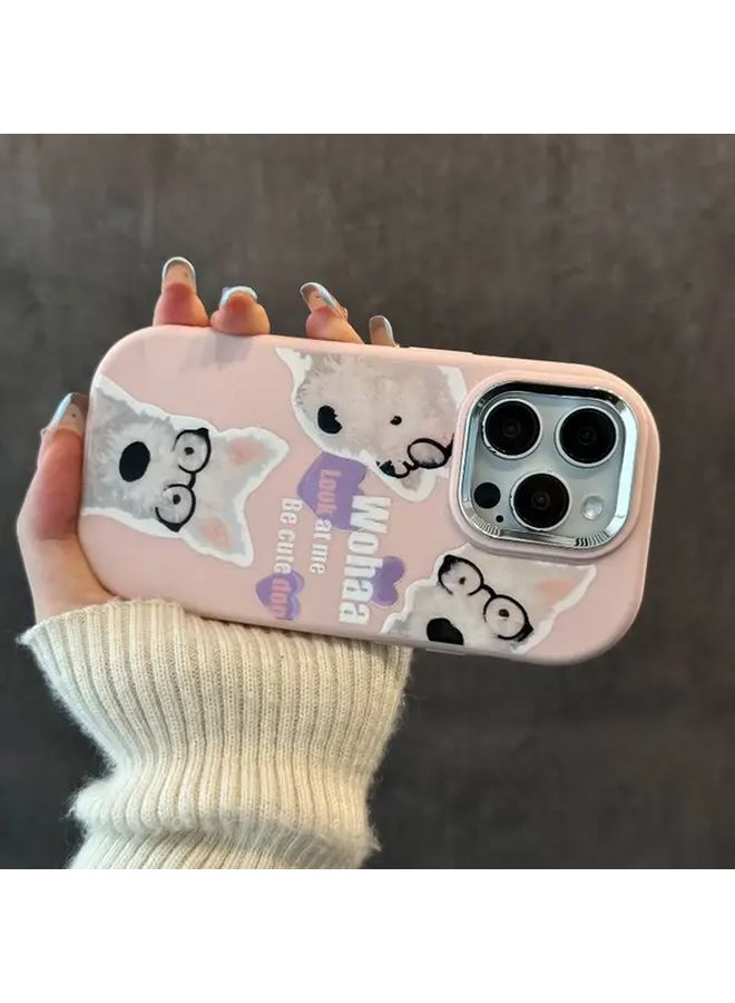 حافظة هاتف من TPU وردية مضادة للصدمات والانزلاق لهاتف iPhone 16 - Image 3