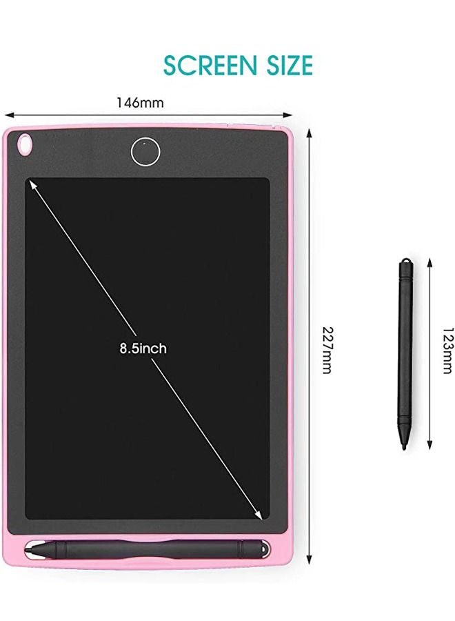 PADOM لوحة الكتابة الرقمية Padom LCD مقاس 8.5 بوصة هدية عيد ميلاد للأولاد والبنات للأطفال لتعلم الألعاب التعليمية لوحة الرسم الذكية المحمولة - Image 1